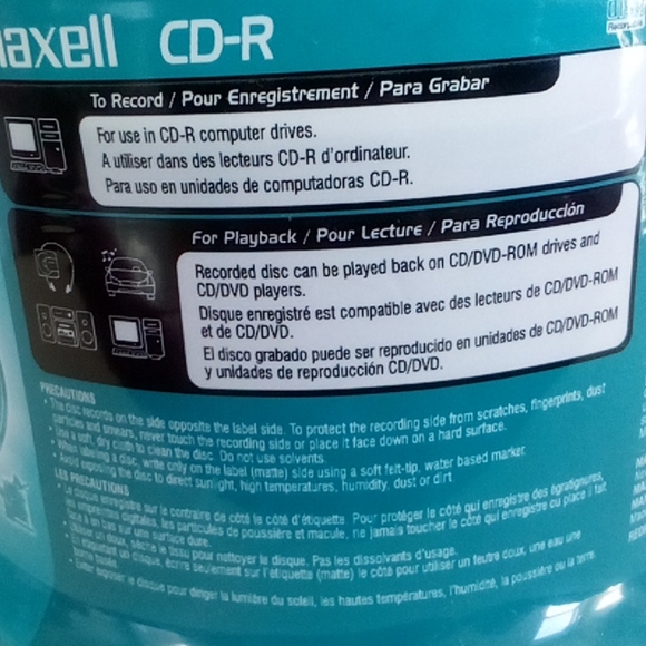 NEW Maxwell Up to 48x CD-R 50 Pack Spindle - Picture 2 of 3